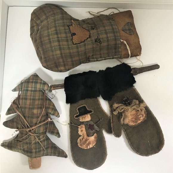 Handmade Christmas Primitives - Decorations (3) - Picture 9 of 9